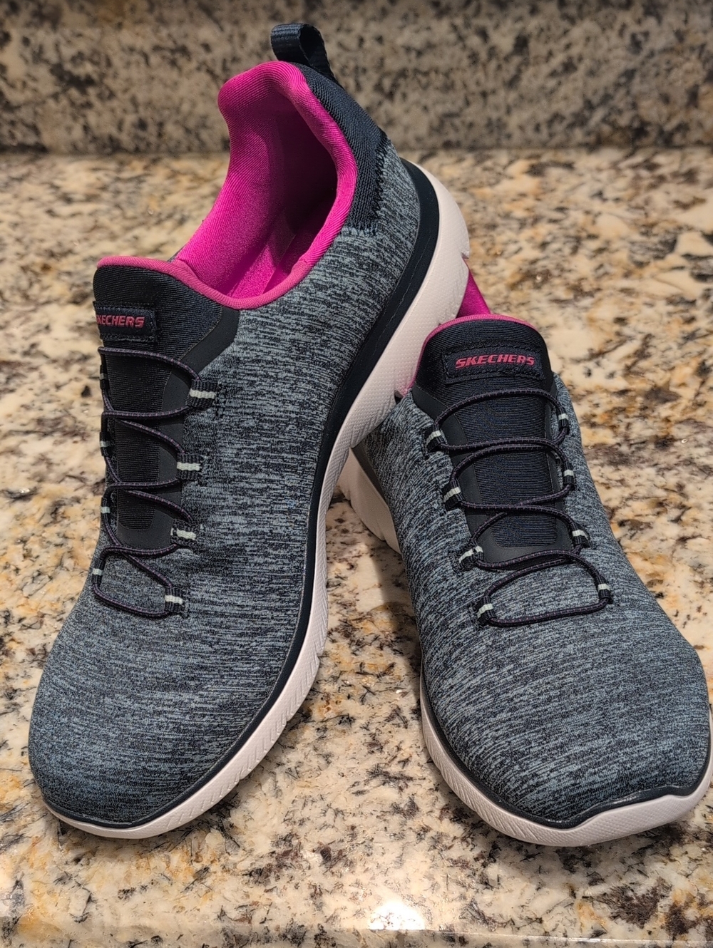 Skechers Women's Summits - Quick Getaway Slip-On Athletic Sneakers